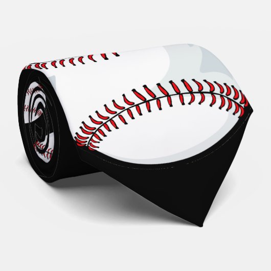 Krawatte - Baseball (Gerollt)