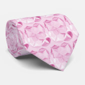 Krawatte Blaues Mit Augen Gras - Rosa (Gerollt)