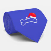 Krawatte Blue Weihnachtsmannmütze Bone (Gerollt)