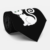 Krawatte Bow (weiß) (Gerollt)