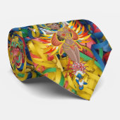 Krawatte Brasilien Karneval (Gerollt)