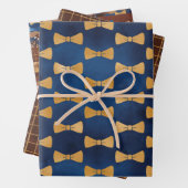 Krawatte, Brillen & Mustaches zum Vater Geschenkpapier Set (Beispiel)