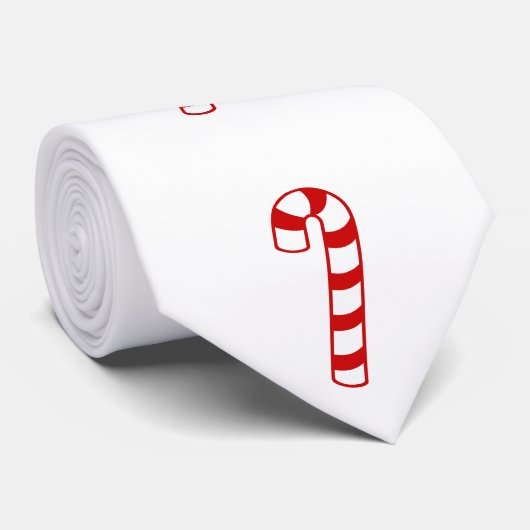 Krawatte - Candy Canes (Gerollt)