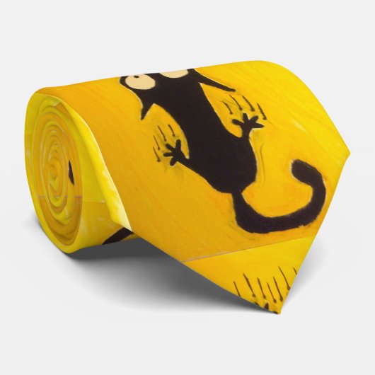 Krawatte, Cat Falls, Tie - Krawatte (Gerollt)