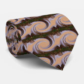 Krawatte Cicada - Braun (Gerollt)