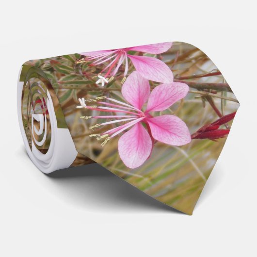 Krawatte (dbl side) - Rosa Guara (Gerollt)