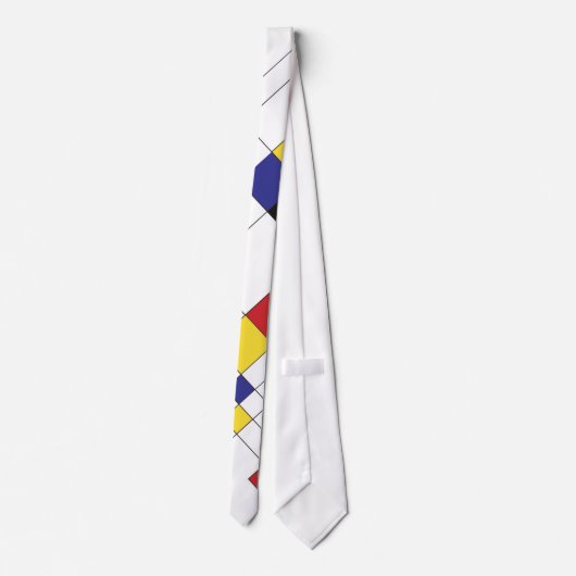 Krawatte De Stijl Art (Rückseite)