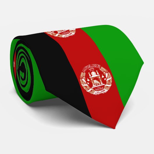 Krawatte der afghanischen Flagge (Gerollt)