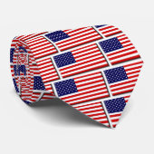 Krawatte der amerikanischen Flagge (Gerollt)