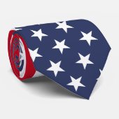 Krawatte der amerikanischen Flagge (Gerollt)