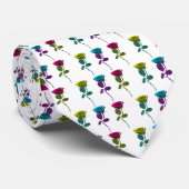 Krawatte der atemberaubenden Rose für Männer (Gerollt)