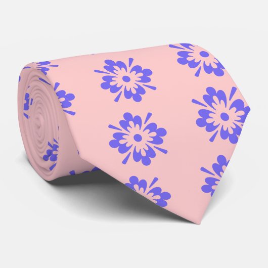 Krawatte der digitalen Blume. (Gerollt)