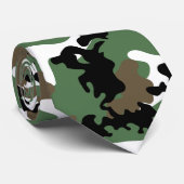 Krawatte der Dschungel-Camouflage (Gerollt)