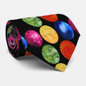 Krawatte der farbenfrohen Kreise (Gerollt)