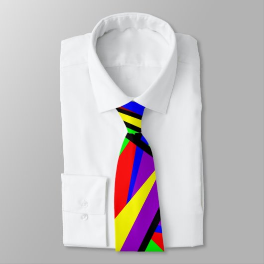 Krawatte der Farbstreifen (Gebunden)