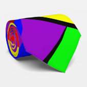 Krawatte der Farbstreifen (Gerollt)