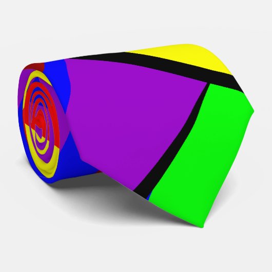 Krawatte der Farbstreifen (Gerollt)
