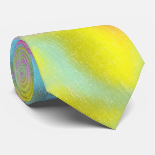 Krawatte der Federbogenfarben (Gerollt)
