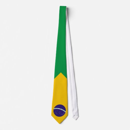 Krawatte der Flagge Brasiliens (Vorderseite)
