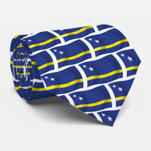 Krawatte der Flagge Curacao