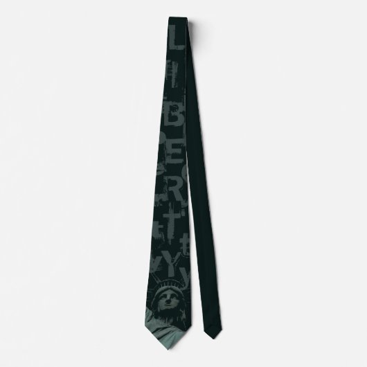 Krawatte der Freiheit NY City Souvenir Necktie (Vorderseite)
