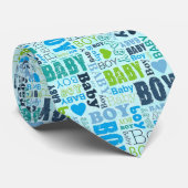 Krawatte der Geburtserklärung - Junge (Gerollt)