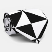 Krawatte der geometrischen Dreiecke (Gerollt)