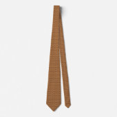 Krawatte der geometrischen Muster in Beige und Hon (Vorderseite)