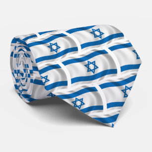 Krawatte der israelischen Flagge