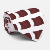 Krawatte der Katar-Flagge (Gerollt)