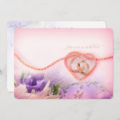 Krawatte der Knot Hochzeit Einladung (Vorne/Hinten)