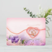 Krawatte der Knot Hochzeit Einladung (Stehend Vorderseite)