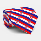 Krawatte der kroatischen Flagge (Gerollt)