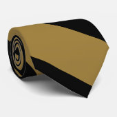 Krawatte der Lichtbronze und der Black University (Gerollt)