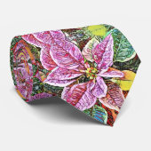 Krawatte der Männer - SG Poinsettias (Gerollt)