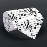 Krawatte der Musiknote<br><div class="desc">Hit die richtige Note mit dieser Musik-Thema-Krawatte. Die Musiknote ist perfekt für Musiklehrer oder andere Musikliebhaber.</div>