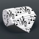 Krawatte der Musiknote<br><div class="desc">Hit die richtige Note mit dieser Musik-Thema-Krawatte. Die Musiknote ist perfekt für Musiklehrer oder andere Musikliebhaber.</div>
