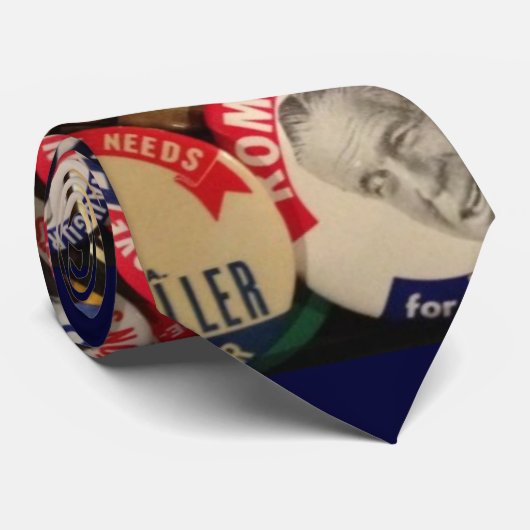 Krawatte der politischen Schaltflächen (Gerollt)