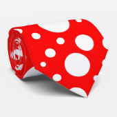 Krawatte der roten Flecken (Gerollt)