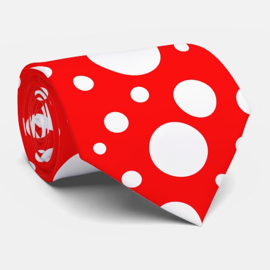 Krawatte der roten Flecken (Gerollt)