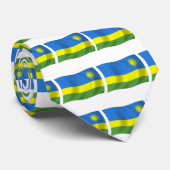 Krawatte der ruandischen Flagge (Gerollt)