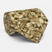 Krawatte der SchädelCamouflage (Gerollt)