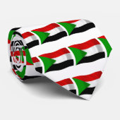 Krawatte der sudanesischen Flagge (Gerollt)