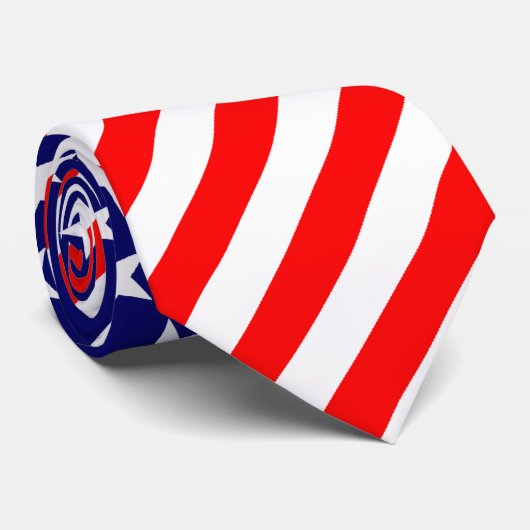 KRAWATTE der US-Flagge (Gerollt)