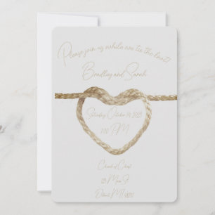 Krawatte der Verzahnungseinladung Einladung