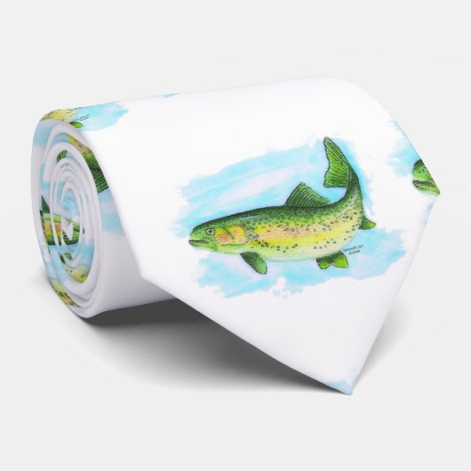 Krawatte der Wasserfarbenforelle (Gerollt)