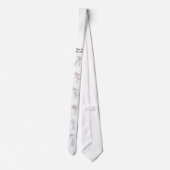 Krawatte der "wie zur Krawatte Krawatte" (Rückseite)