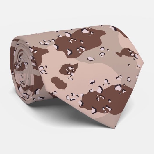 Krawatte der Wüste Camouflage (Gerollt)