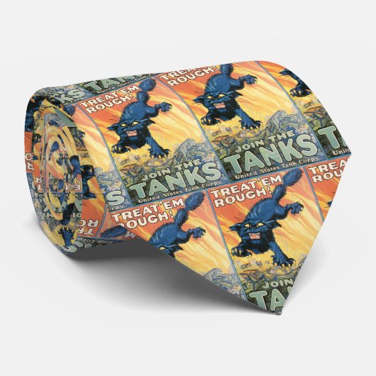 Krawatte des Behälter-Weltkrieg-2 (Gerollt)