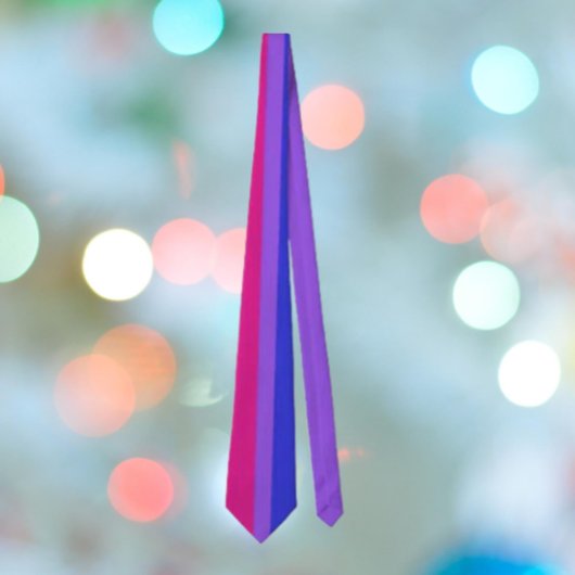 Krawatte des bisexuellen Stolzes